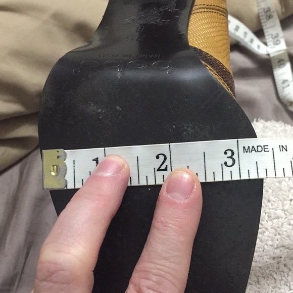 Bebe Western Italian Leather Bootie - Picture 8 of 8